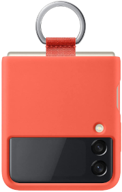 Galaxy Z Flip 3 Silicone Cover With Ring